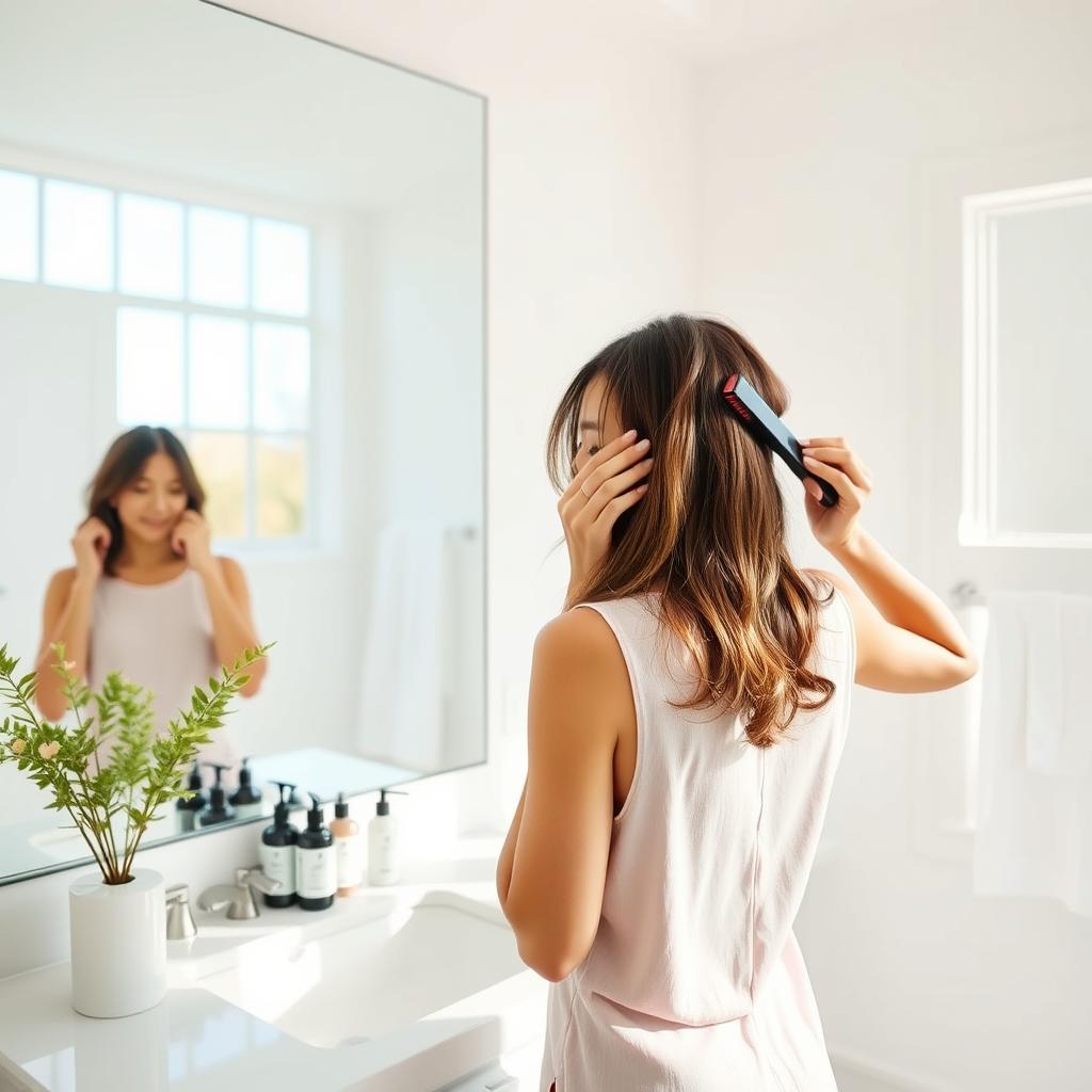 Haircare routine